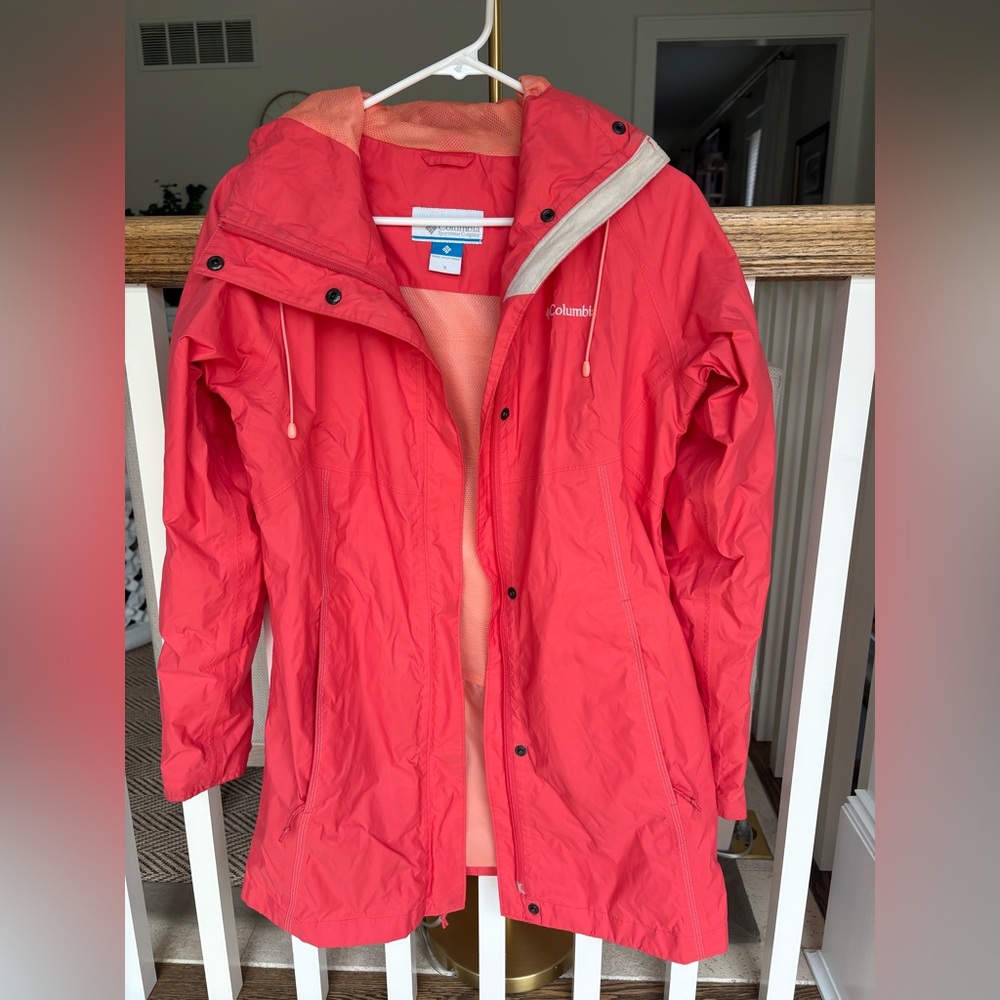 Columbia Women's Coral/Pink Waterproof Shell Jacket